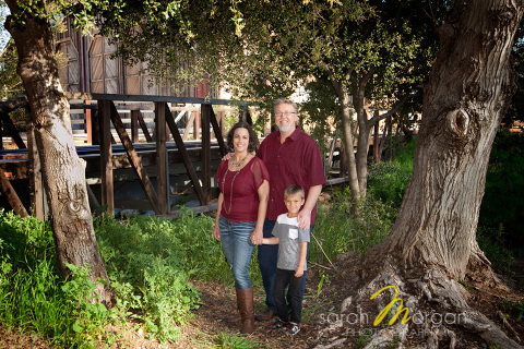 Gall Family Portrait in Old Poway Park