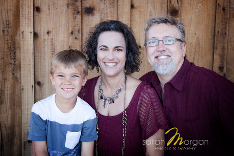 Gall Family Portrait in Old Poway Park