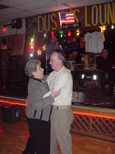 mom and dad dancing