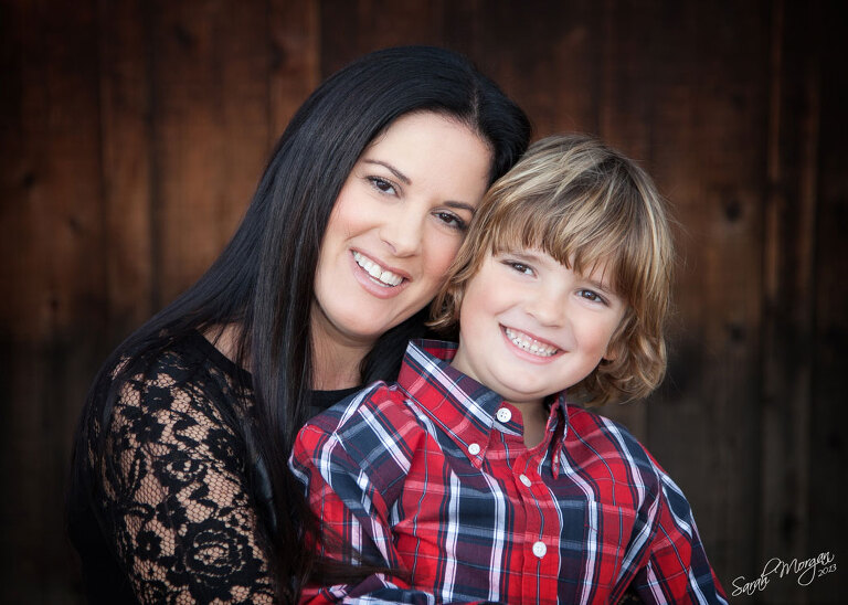 Hiden family portrait in Old Poway Park