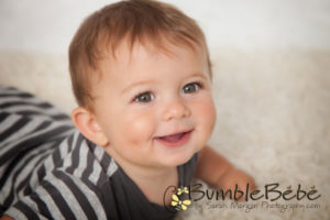 Sweet Checks Elliott. Elliott has the biggest, cutest cheeks. Mom will cherish these 9 month old portraits forever