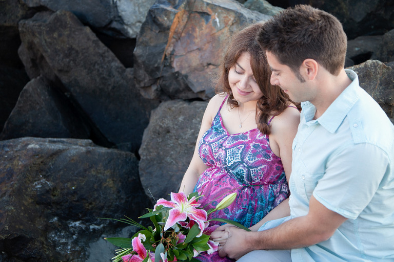 Nooshin & Caleb Maternity portrait