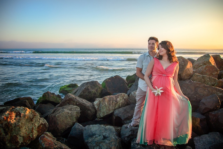 Nooshin & Caleb Maternity portrait