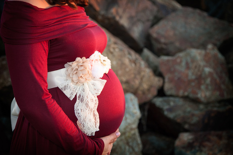 Nooshin & Caleb Maternity portrait