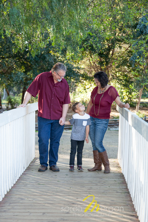 Gall Family Portrait in Old Poway Park