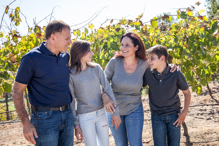 Rustemoglu Family Portrait at Ofilia Winery