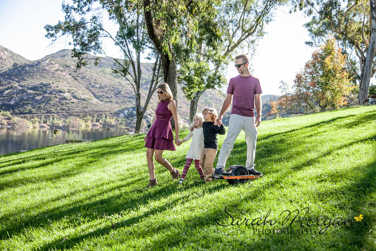 Perkins Family at Lake Poway